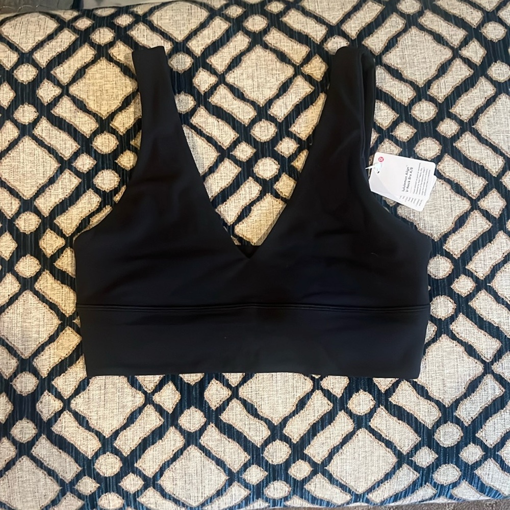 A lululemon V neck sports bra